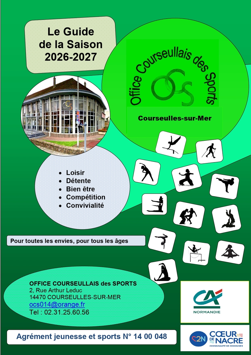 RENOUVELLEMENTS d'inscriptions pour la saison 2026-2027 (sauf Gym Artistique et Karaté)