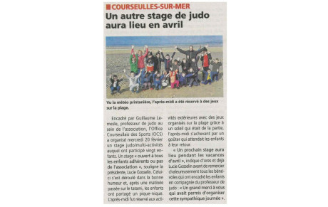 Retour sur le stage JUDO / MULTI ACTIVITES du 20 février 2019