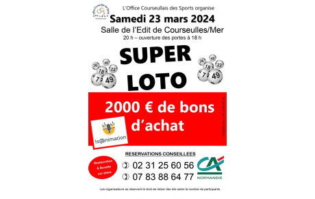 LOTO de l'OCS - Samedi 23 mars 2024